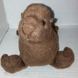 Adorable Brown Plush Seal